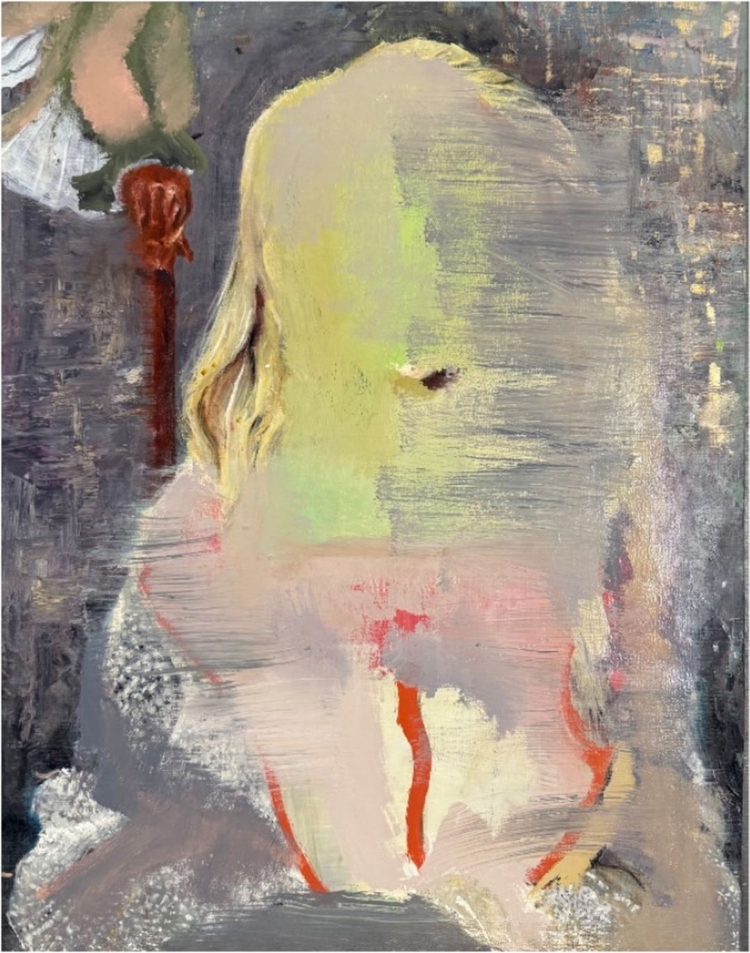 Nebel, Gerieben — Oil on canvas by Eyad Sbeigh, 2023