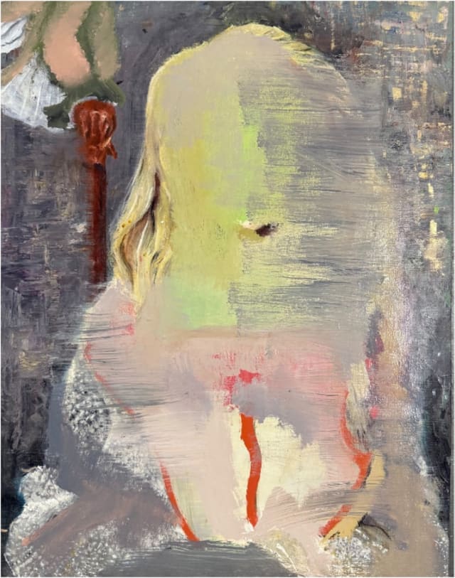 Nebel, Gerieben — Oil on canvas by Eyad Sbeigh, 2023
