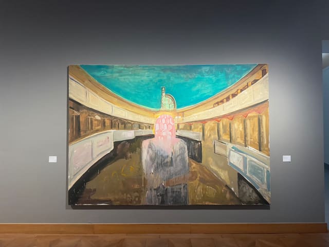 Dazwischen-sein by Eyad Sbeigh — installation view 2, Suermondt-Ludwig-Museum, Aachen, 2025