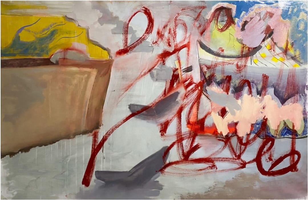 Habwa, Tropfnase — Oil on canvas by Eyad Sbeigh, 2024
