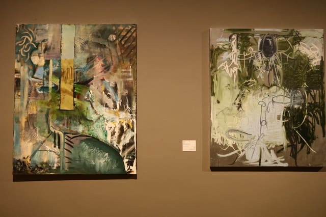 Dazwischen-sein by Eyad Sbeigh — installation view 1, Suermondt-Ludwig-Museum, Aachen, 2025