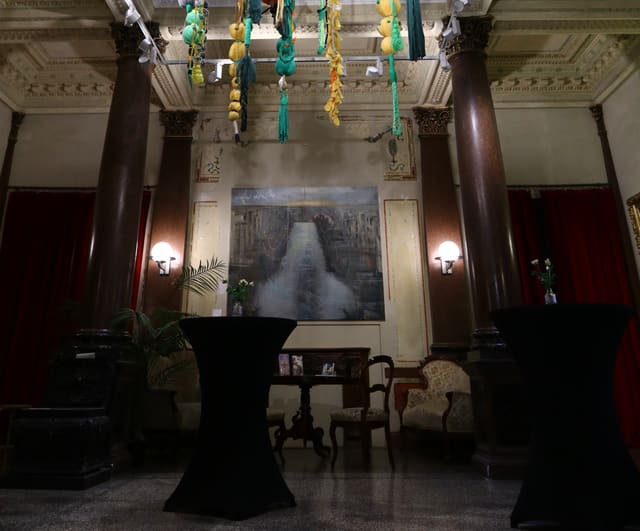 Dazwischen-sein by Eyad Sbeigh — installation view 3, Suermondt-Ludwig-Museum, Aachen, 2025