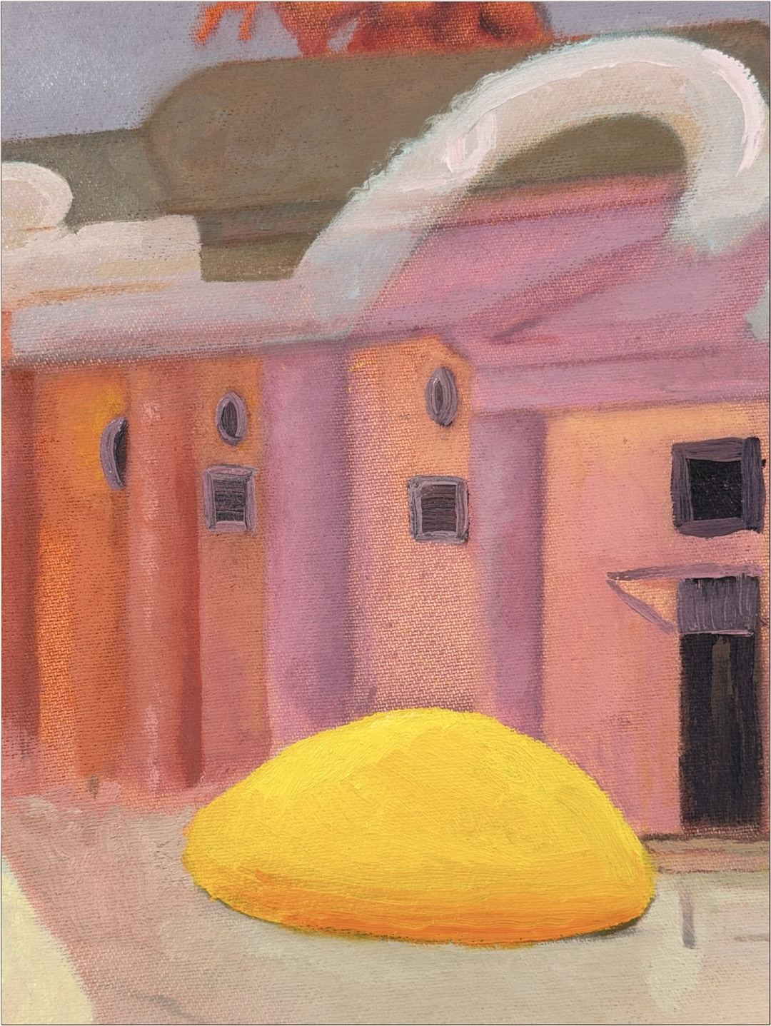 Ochre, Forecourt — Detail 1 by Eyad Sbeigh
