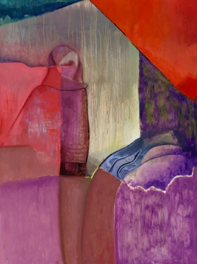 Sarab, Dünn — Oil on canvas by Eyad Sbeigh, 2026